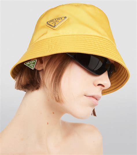 prada bowl hat|nylon prada bucket hat.